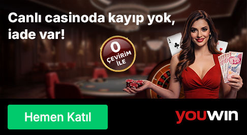 Youwin canlı casino oyunlarında kayıp yok